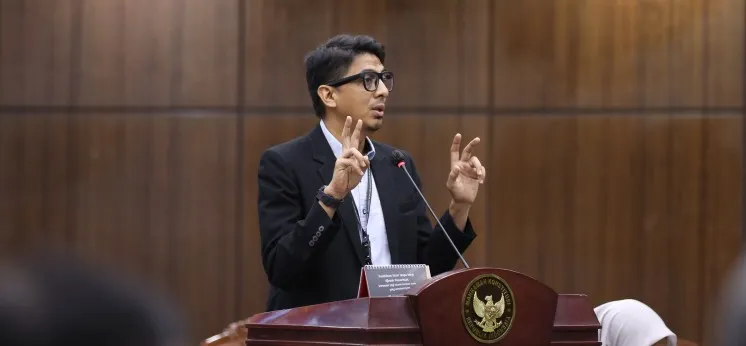 Pemaparan Prof Uceng & Al-Araf di MK soal Revisi UU Peradilan Militer. (MK).