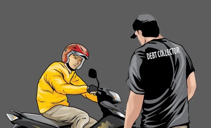 Ilustrasi debt collector