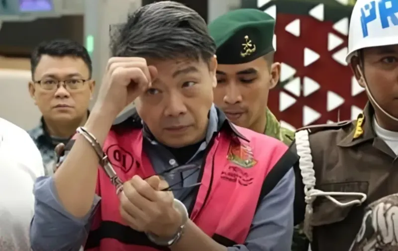 Samin Tan ditetapkan sebagai tersangka korupsi tambang PT AKT oleh Penyidik Kejaksaan Agung. (FIN)
