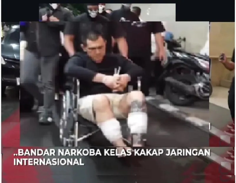 Tampang Andre `The Doctor` Buron Bandar Narkoba Kelas Kakap Ditangkap Polisi foto: konpasTv