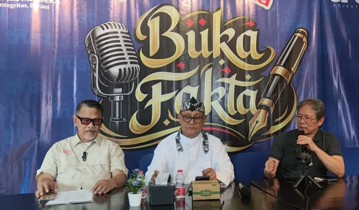 Diskusi publik bertajuk “KPK Dilemahkan: Siapa Diuntungkan, Siapa Dikorbankan?” yang digelar Forum Jurnalis Merdeka di Jakarta, Jumat (17/4/2026). 