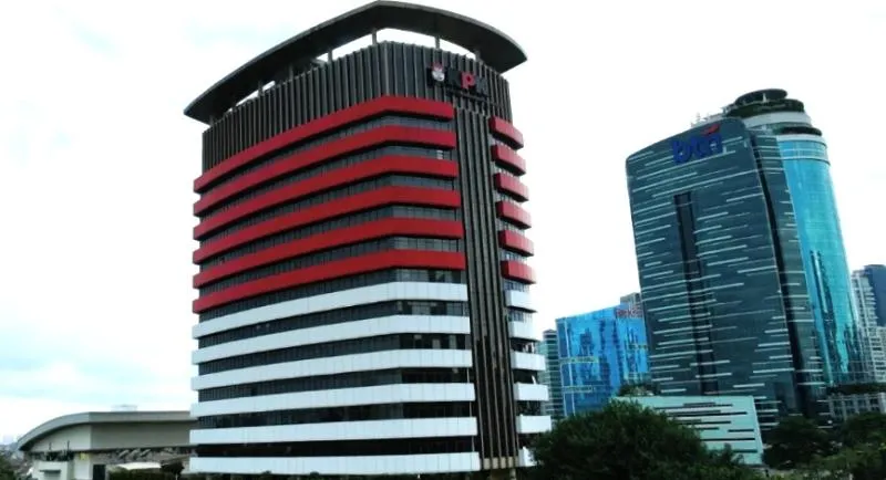 Gedung Merah-Putih Kantor Komisi Pemberantasan Korupsi (KPK) di Kuningan, Jakarta Selatan. (Law-justice)