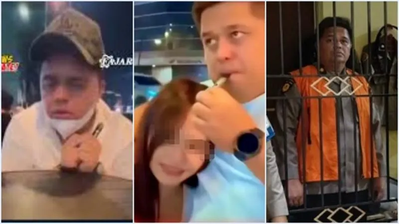 Viral Oknum Polisi `Teler` Isap Vape Narkoba, Begini Pengakuannya. (Istimewa).