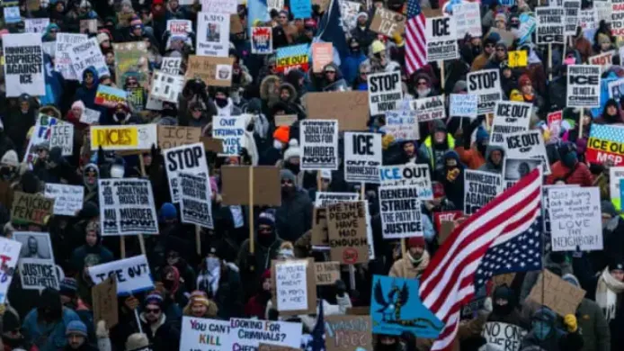 May Day Memanas: Amerika Dilanda ‘Economic Blackout’ Besar-Besaran. (Screenshot abcnews.com)