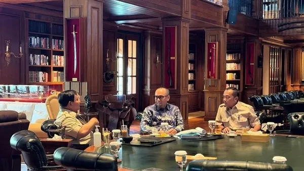 Bahas Uang Negara, Prabowo Panggil Kepala PPATK ke Hambalang. (Instagram Seskab).
