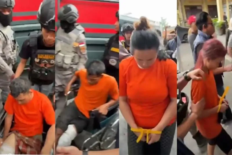 Polda Riau Sebut 4 Pelaku Pembunuhan Sadis Lansia di Riau Positif Ekstasi. (Istimewa).