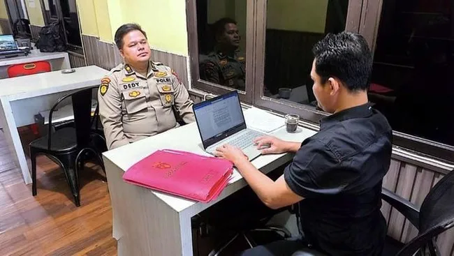 Usai Viral Kasus Narkoba, Perwira Polda Sumut Kompol Dedi Dipecat. (Polda Sumut).