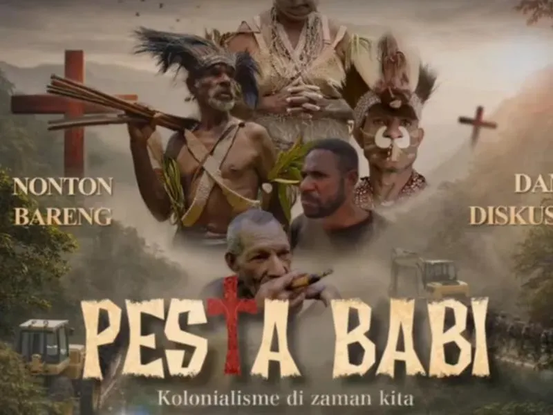 Poster film Pesta Babi (warta.lombok.com)