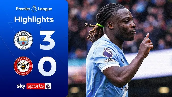 Man City Beri Tekanan ke Arsenal di Klasemen usai Hajar Brentford 3-0. (Istimewa).