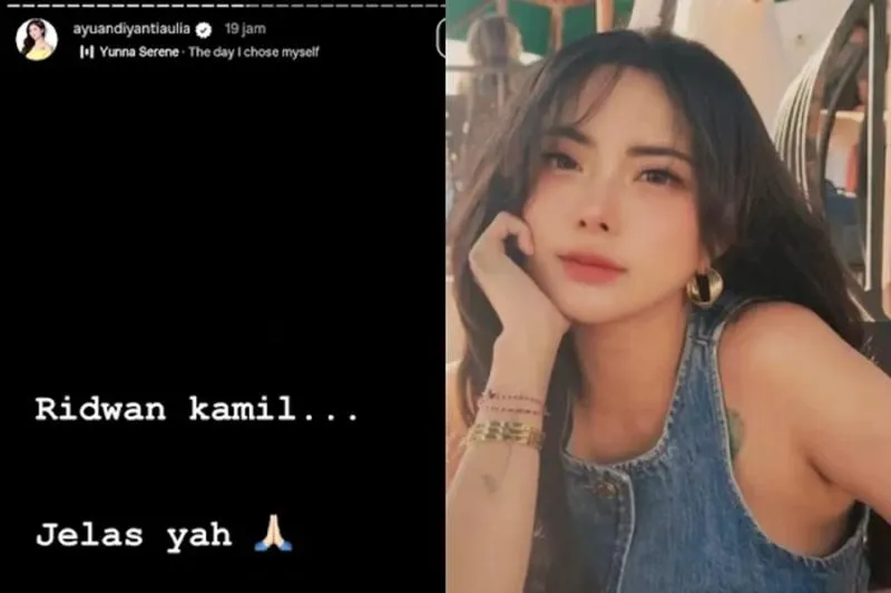 Usai Heboh Ngaku Dihamili Ridwan Kamil, Ayu Aulia Minta Maaf. (Istimewa).