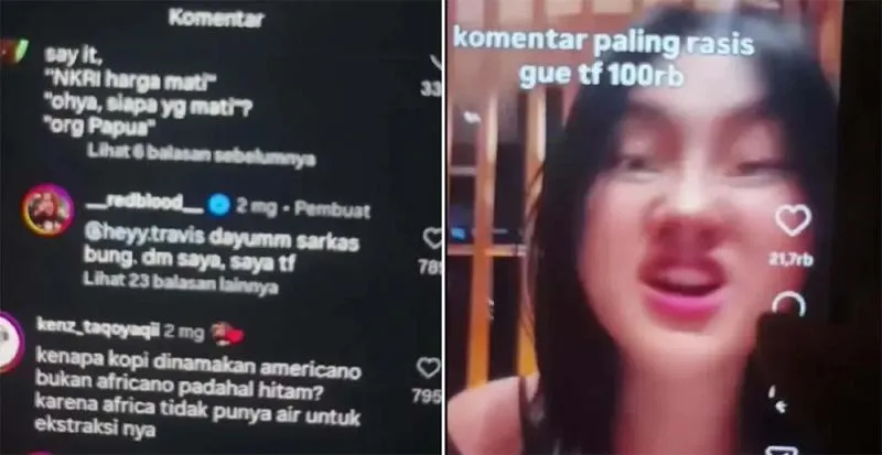 Viral Anak Oknum Polisi Rasis di Konten IG, Mengaku Kebal Hukum. (Istimewa).