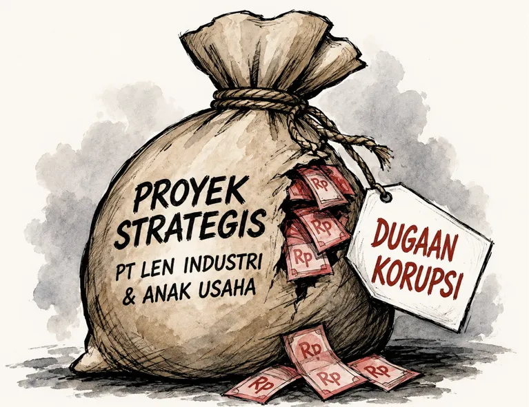 Ilustrasi: Cover Investigasi. (ChatGPT)