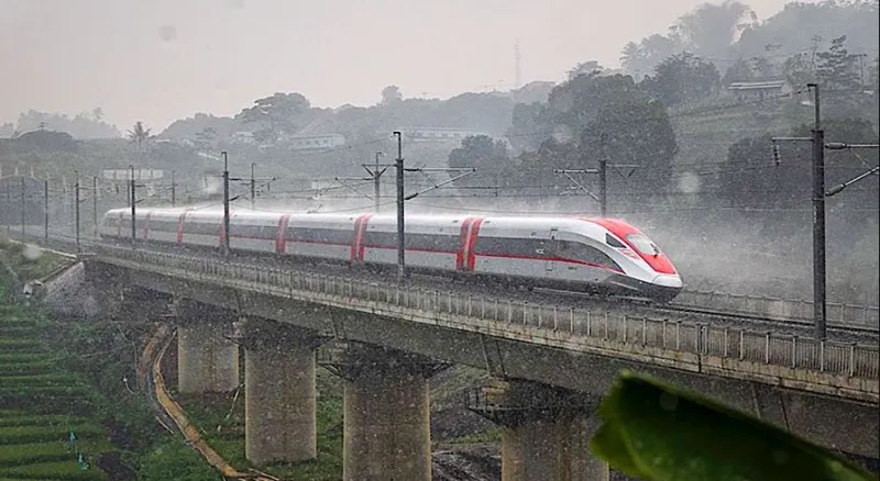 Ilustrasi Kereta Cepat jakarta bandung. (KCIC)