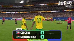 Update Piala Dunia 2026: Ceko Ditahan Afrika Selatan 1-1