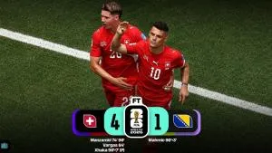 Update Grup B Piala Dunia: Timnas Swiss Sukses Hajar Timnas Bosnia 4-1