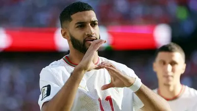 Ismael Saibari selebrasi usai cetak gol. (IMAGN IMAGES via Reuters/PAUL RUTHERFORD