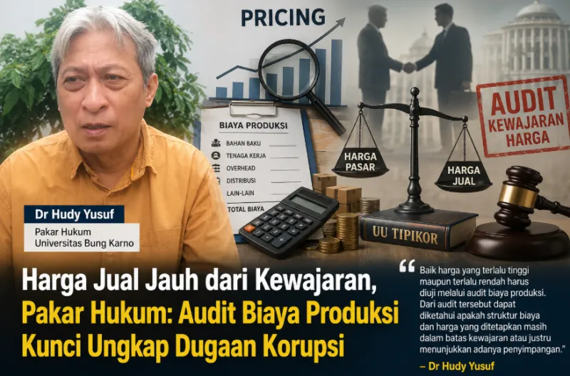 Dr Hudy Yusuf, Pakar Hukum Universitas Bung Karno.