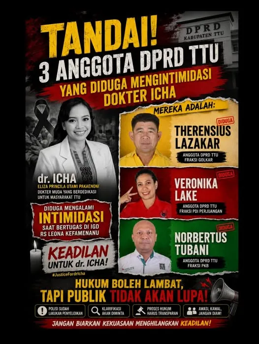 Ini Temuan Sementara Dugaan Bunuh Diri Tak Wajar Dokter Icha di NTT. (Istimewa).