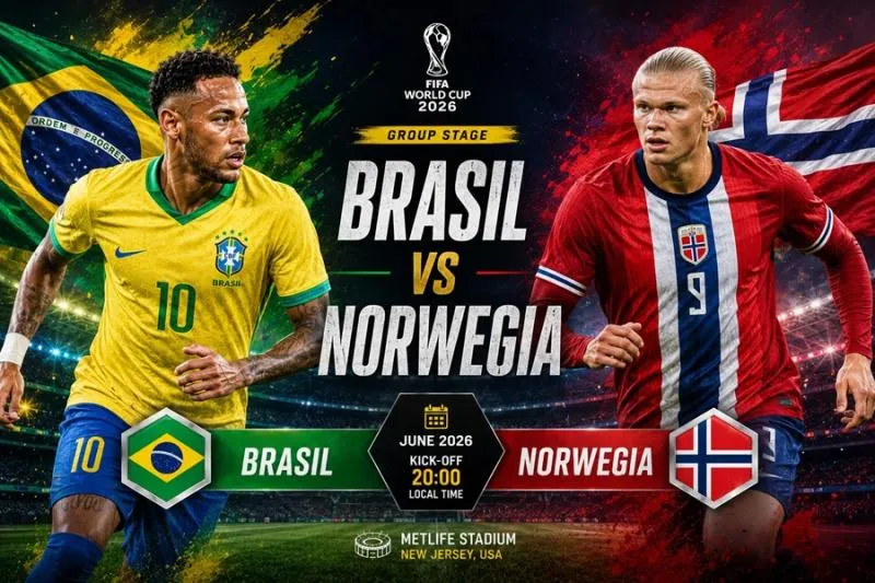 2 Gol Haaland Bikin Brasil Pulang, Norwegia Lolos 8 Besar Piala Dunia. (Istimewa).