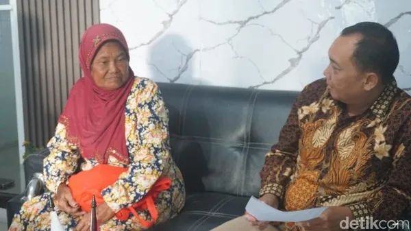 Ngatini, nenek di Jombang yang terjerat utang bank, (Enggran Eko Budianto/detikJatim)