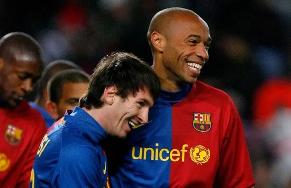 Puji Lionel Messi, Thierry Henry Sebut Dia Bukan Manusia. (Istimewa).