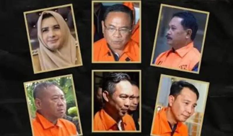 Daftar Kepala Daerah yang Kena OTT KPK Selama Tahun 2026. (Istimewa).