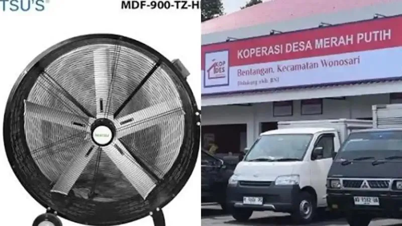 Harga Asli-Spesifikasi Kipas Angin Rp11 Juta yang Disebut untuk Kopdes. (Istimewa).