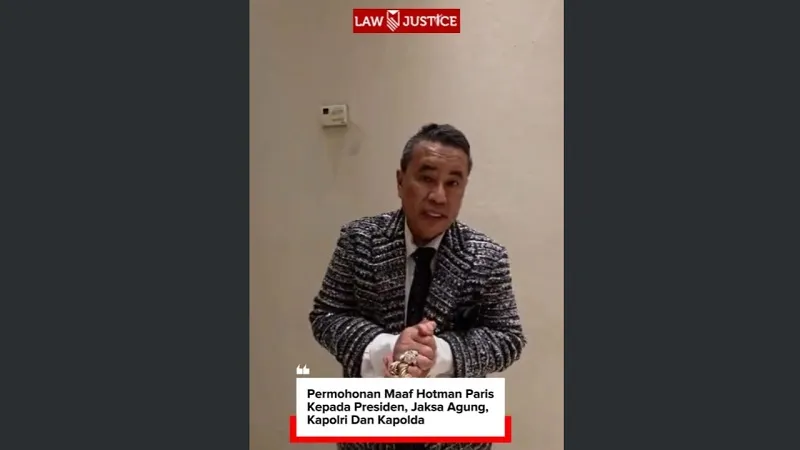 Permohonan Maaf Hotman ke Presiden, Jaksa Agung, Kapolri dan Kapolda - Suber Foto: Istimewa/ Law-Justice.co
