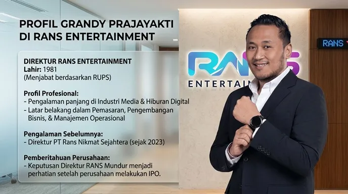 Belum Lama IPO, Direktur Rans Entertainmen Mengundurkan Diri. (Istimewa).