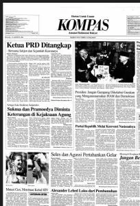 Soal Peristiwa 27 Juli 1996 dan Kisah Ketika PRD Jadi Tumbal