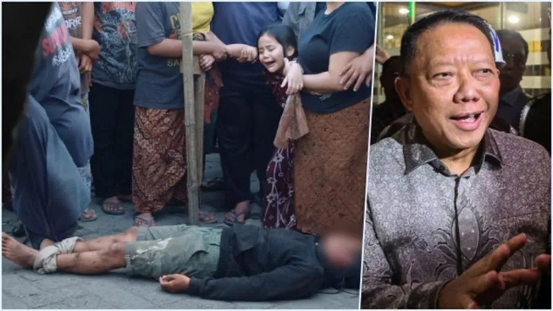 Maling Ayam Tewas Dimassa, Koruptor Kelas Kakap Masih Bisa Senyum. (Istimewa).