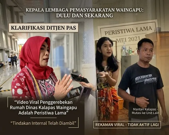 Video viral penggerebekan Kalapas Waingapu (Instagram)
