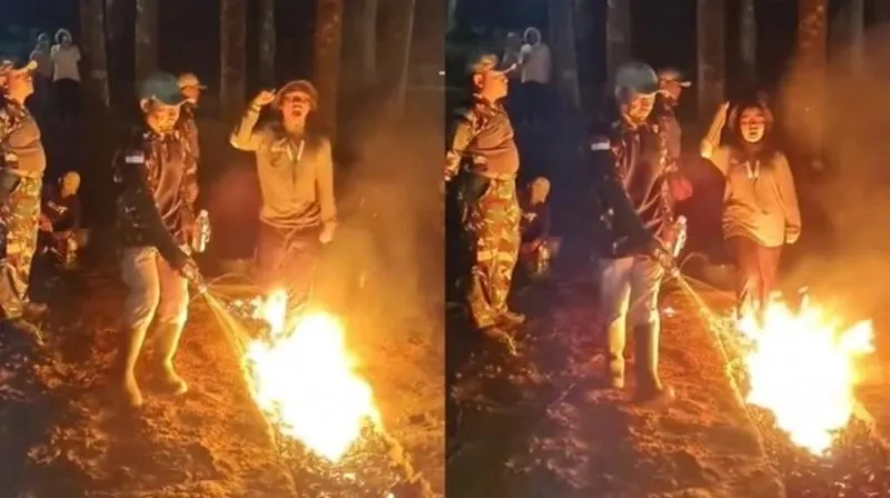 Respons BPJS Ketenagakerjaan soal Viral Calon Karyawan Jalan di Api. (Istimewa).