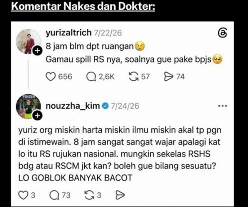 Respons RSUP Dr Sardjito soal Viral Dokter Cibir Pasien BPJS di Medsos. (Istimewa).