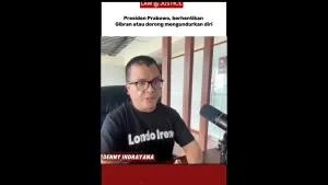 Presiden Prabowo Berhentikan Gibran atau dorong mengundurkan diri