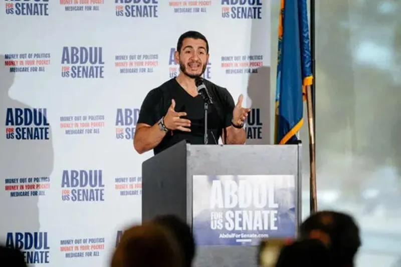 Politikus Muslim dari Partai Demokrat, Abdul El Sayed. (the new york times).