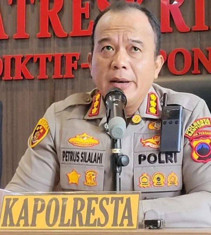 Kapolresta Banyumas Kombes Petrus Silalahi. (Kompas) 