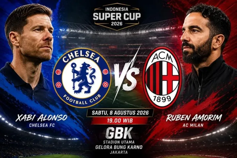 Ketika Xabi Alonso dan Amorim Terpukau dengan Atmosfer Stadion GBK. (Istimewa).