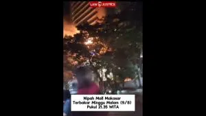 Nipah Mall Makasar Terbakar Minggu Malam