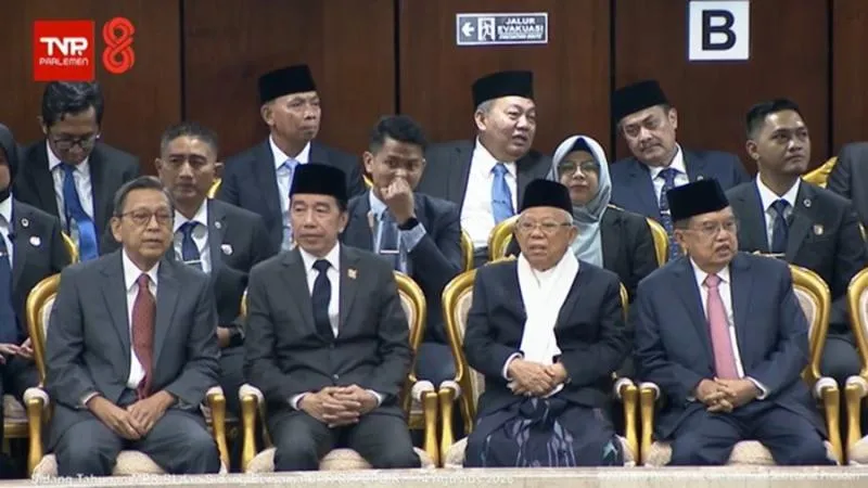 Sidang Tahunan MPR Hari Ini: Megawati dan SBY Absen, Jokowi-JK Hadir. (Istimewa).