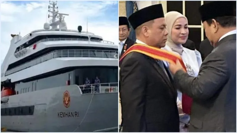 Heboh Kapal Pesiar Berlogo Kemhan, Ternyata Kantor Milik Haji Isam. (Istimewa).