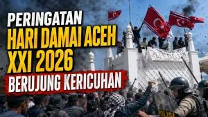 Peringatan Hari Damai Aceh XXI 2026 Berujung Kericuhan