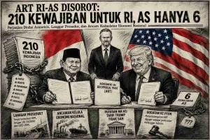 Jejak Ketimpangan di Balik Perjanjian Dagang RI - AS