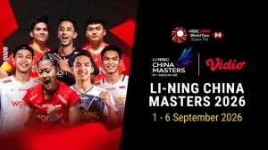 Hasil China Masters: Sabar/Reza ke Perempat Final