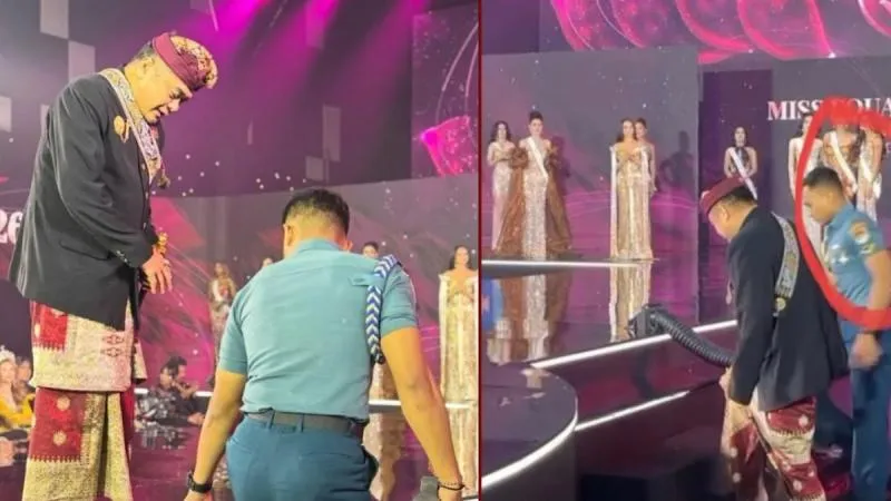 Heboh Anggota DPD asal Bali Hadiri Kontes LGBT Didampingi Anggota TNI. (Istimewa).
