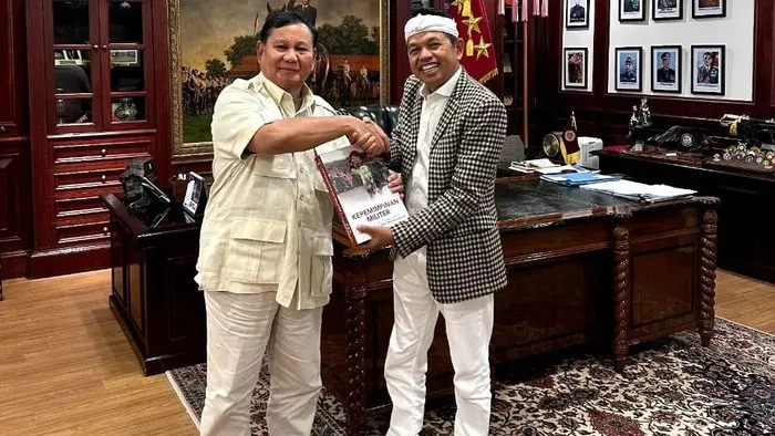 Presiden Prabowo dan Gubernur Jawa Barat, Dedi Mulyadi (Detik)