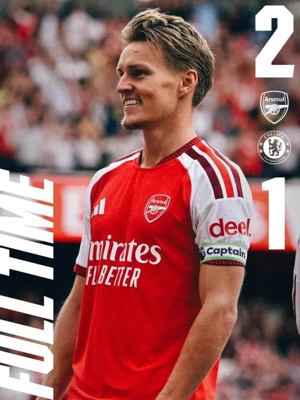 Sempat Tertinggal Akibat Gol Cepat, Arsenal Akhirnya Hajar Chelsea 2-1. (x Arsenal).