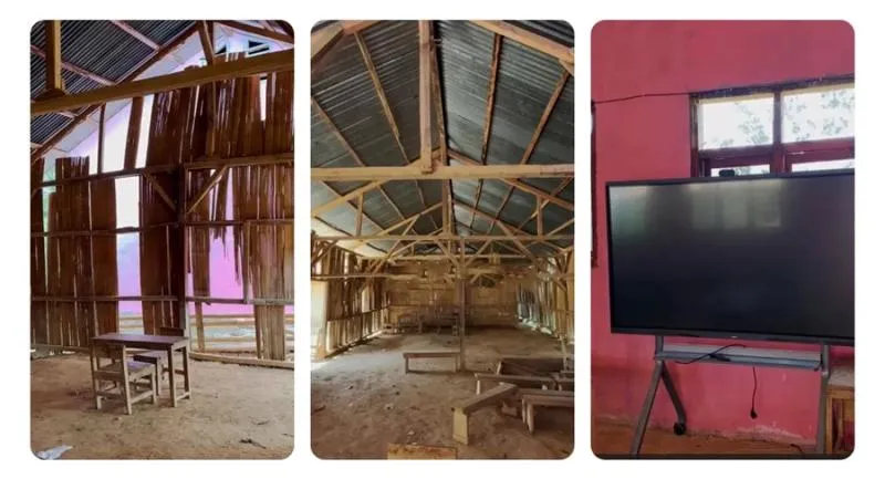 Usai Viral, Pemerintah Revitalisasi SD Rusak NTT yang Dapat Smart TV. (Istimewa).
