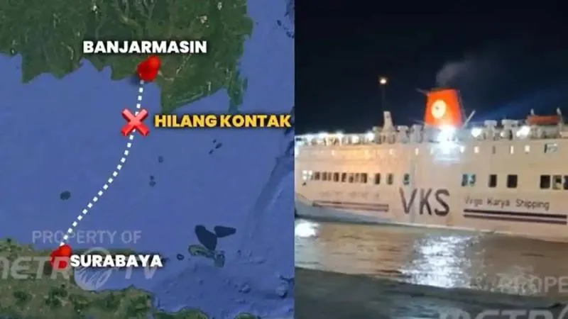 Soal Kapal Virgo 8 Hilang Kontak Tim SAR: 103 Penumpang Dievakuasi. (Istimewa).