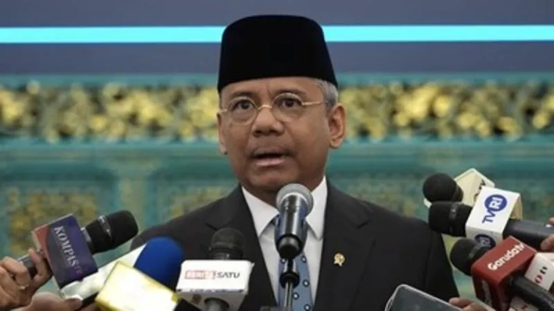 Suahasil Nazara saat dilantik sebagai Menteri Keuangan menggantikan Purbaya Yudhi Sadewa pada Senin (14/9/2026). Youtube Setpres RI